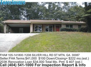 1208 Silver Hill Rd, Stone Mountain, GA 30087