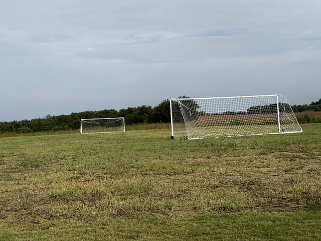 Soccer play ground in the community