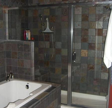 Master shower/bath