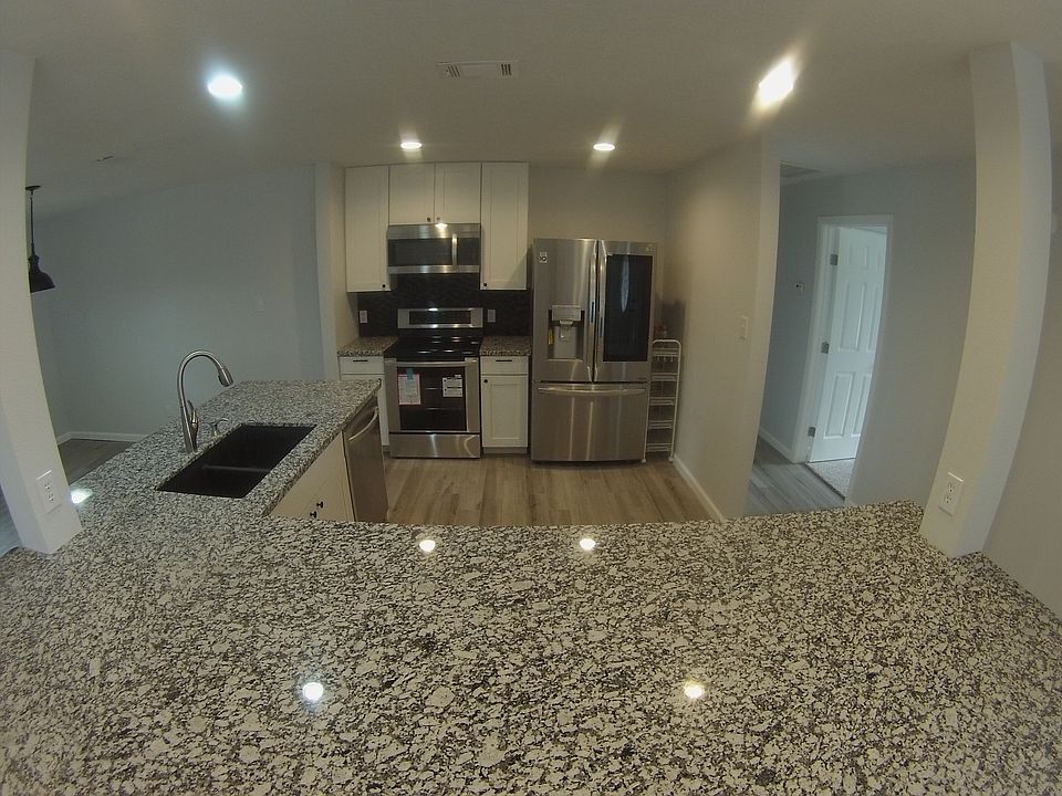 Kitchen with granite and all