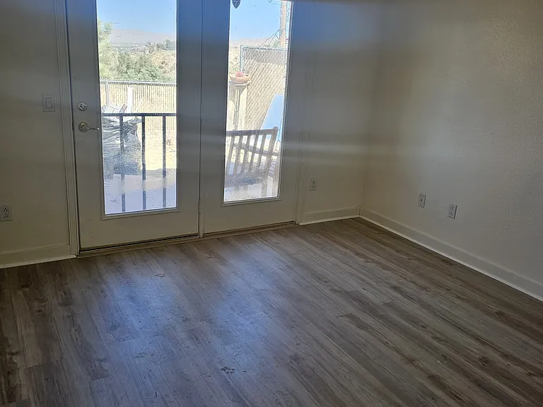 Livingroom view to patio