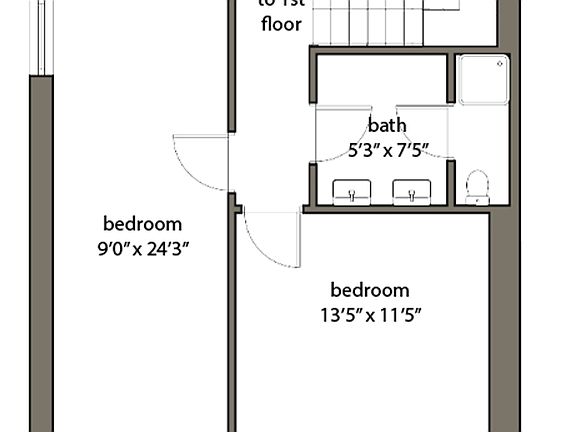 2nd image of 140 N Gill St #3