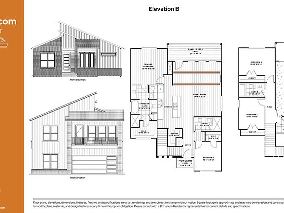 Floor Plan Elevation Drawing