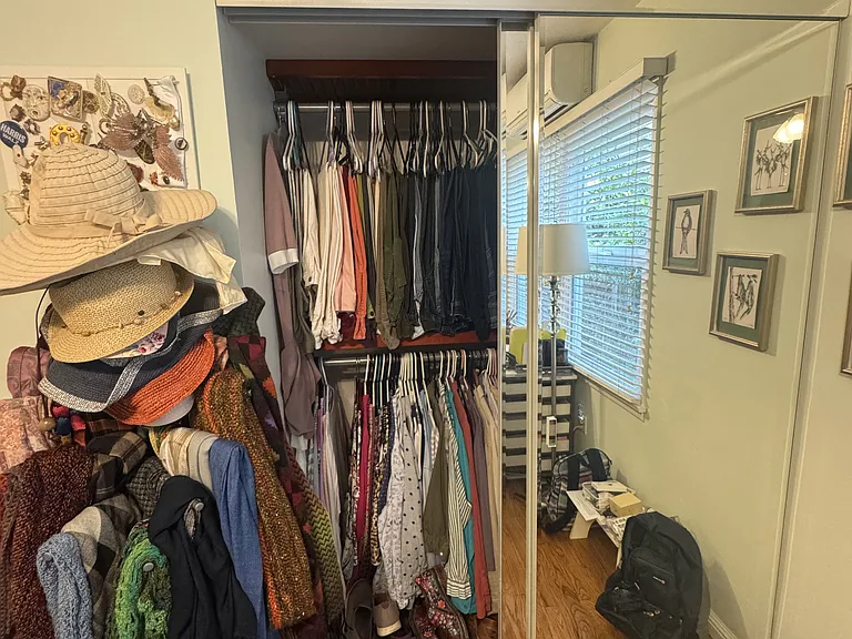 Bedroom Closet w/Hanger Bars