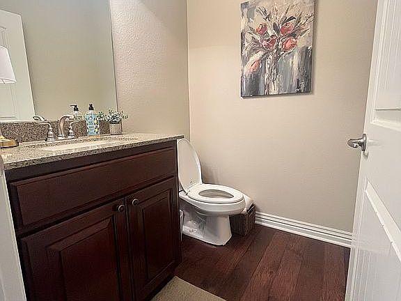 Half bath downstairs