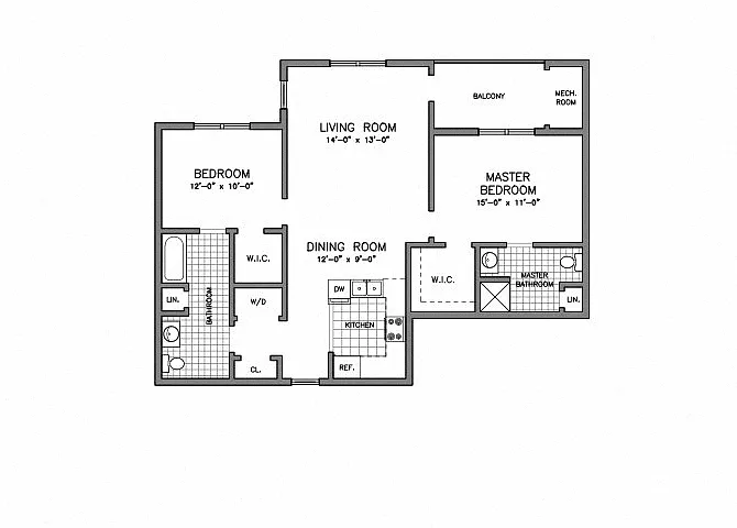 Floor plan The Point Type B