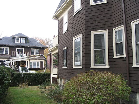 YARD VIEW OF 25 DUNSTER