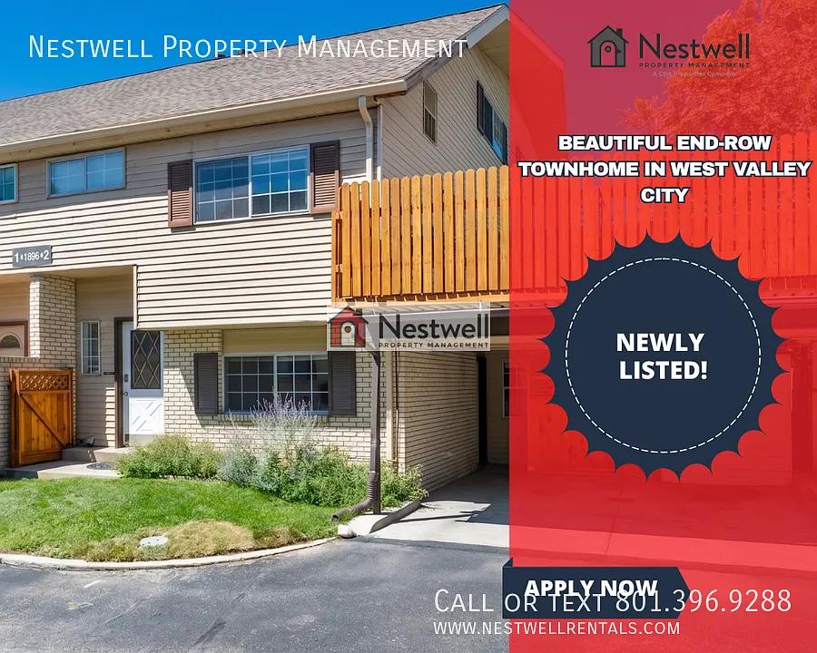 Beautiful End-row townhome in West Valley City! — Photo 1
