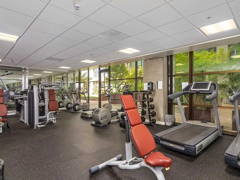 Gym in the building