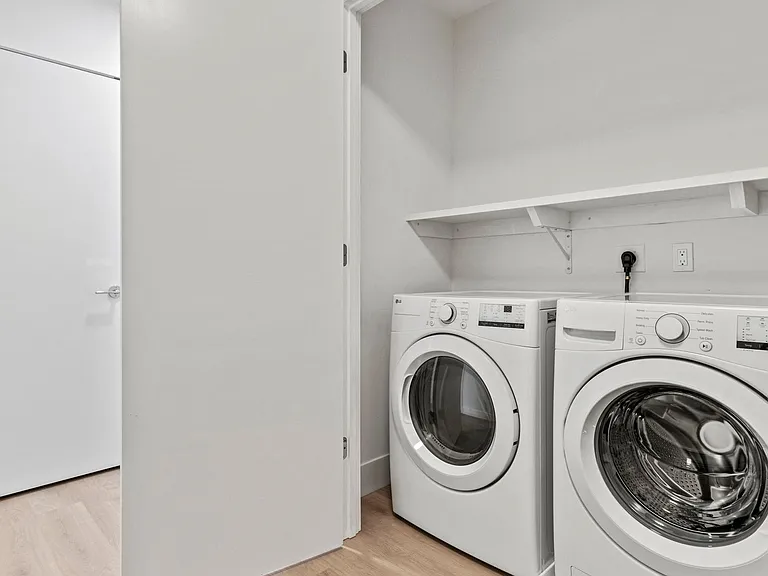 Enjoy in-unit laundry in every home.