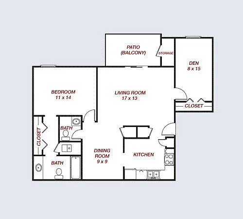 Floor plan The Boxwood
