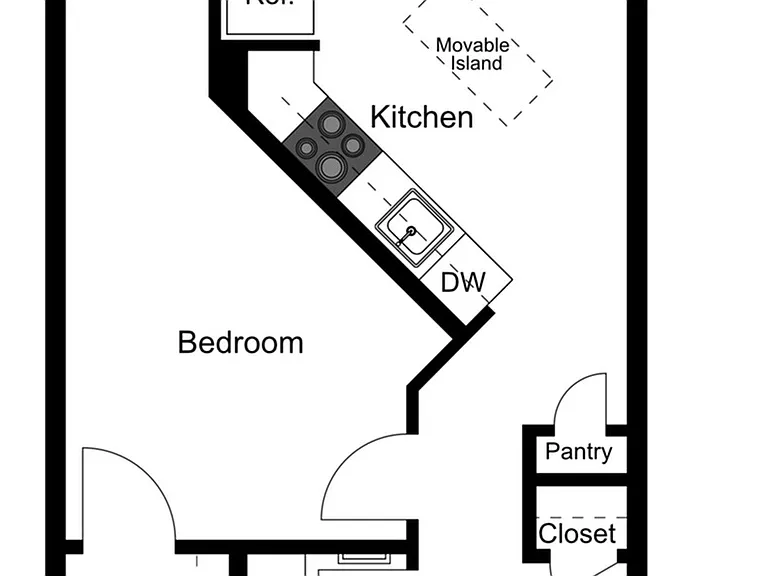 1 Bedroom Type C 1 Bedroom Type C