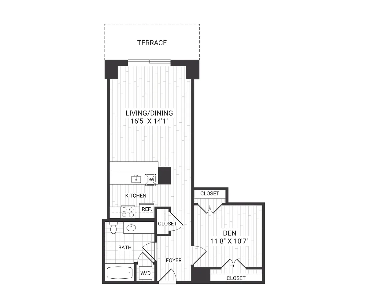 Floor plan S2 den