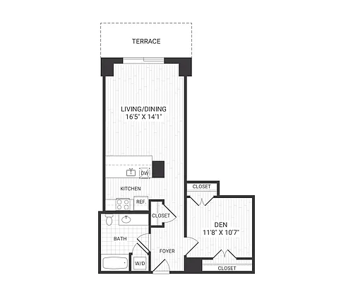 Floor plan S2 den