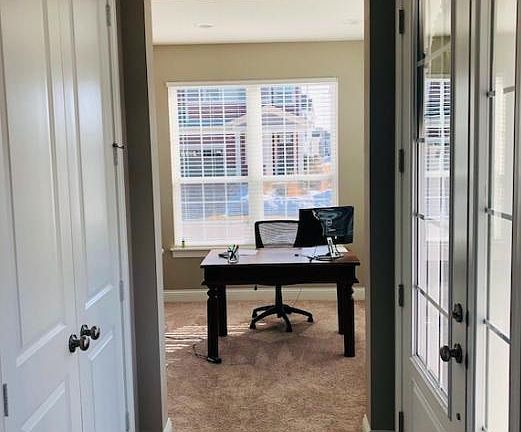 Office on main floor, off main entrance