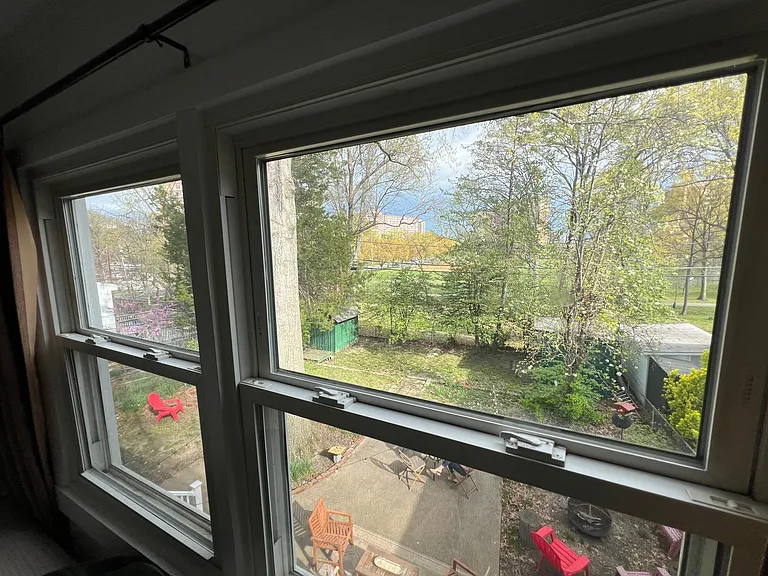 View of the Backyard and Park.