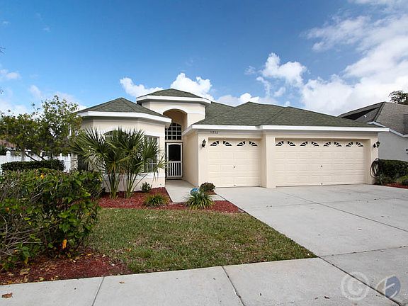 Front Elevation with 3 Car Garage