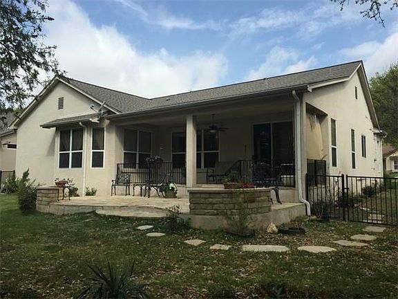 The back of this home is as beautiful as the front and just