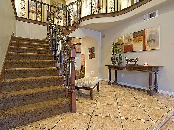 Beautiful customized wrought iron staircase