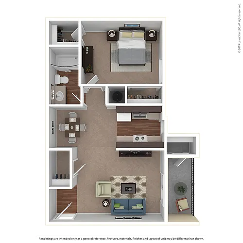 Floor plan 1X1