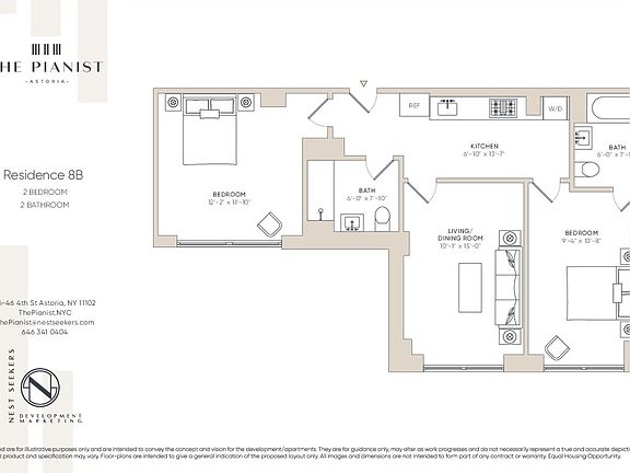 2nd image of 26-46 4th St Penthouse 8B