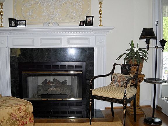 Gas or Wood Burning Fireplac