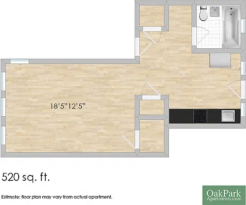 Floor plan 345 S. Cuyler N, 304 & 310 Washington N
