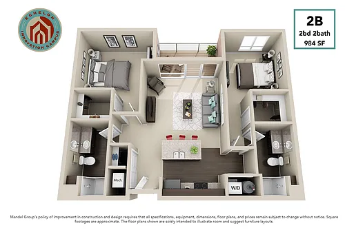 Floor plan 2B