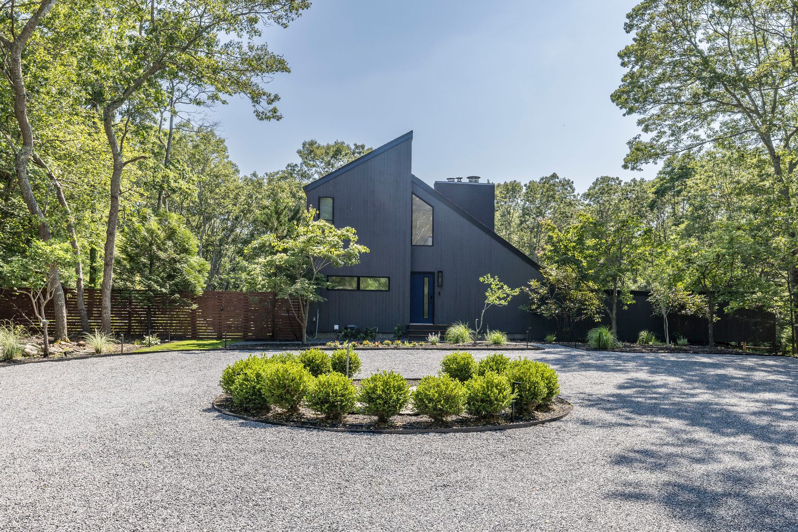  Front of House and Circular Driveway