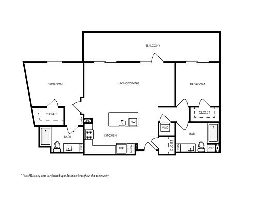 Floor plan 2x2j