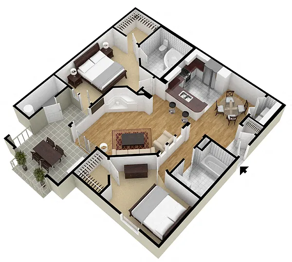 Floor plan Rutherford