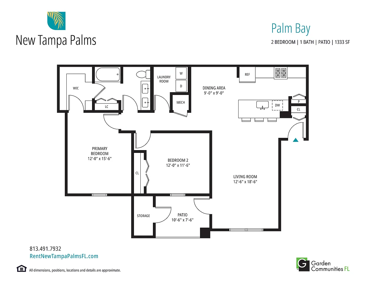 Floor plan $1.50/sq.ft. - Palm Bay