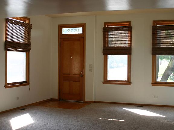 View of entry/living room