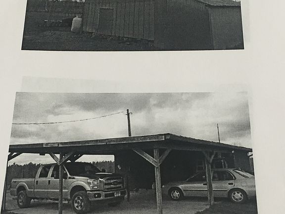 one barn and carport/garage 