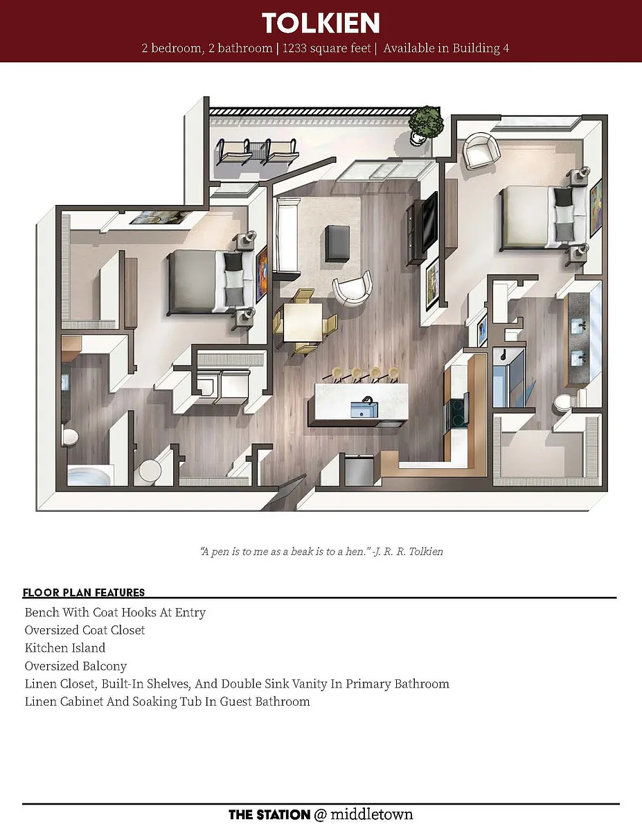 Floor plan Tolkien