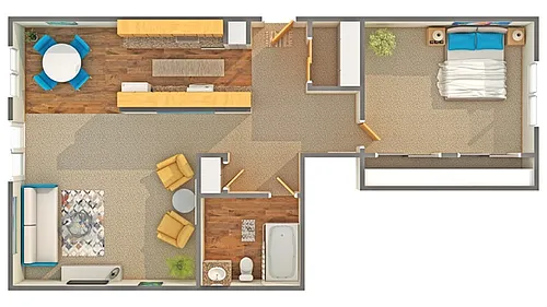 Floor plan Hall - The Blvd