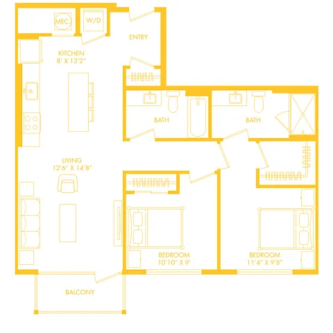 Floor plan B3