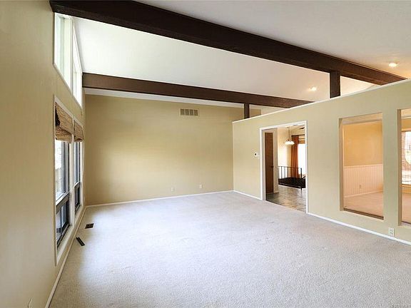 View from the Hearth room of the Living Room, Foyer and Formal Dining
