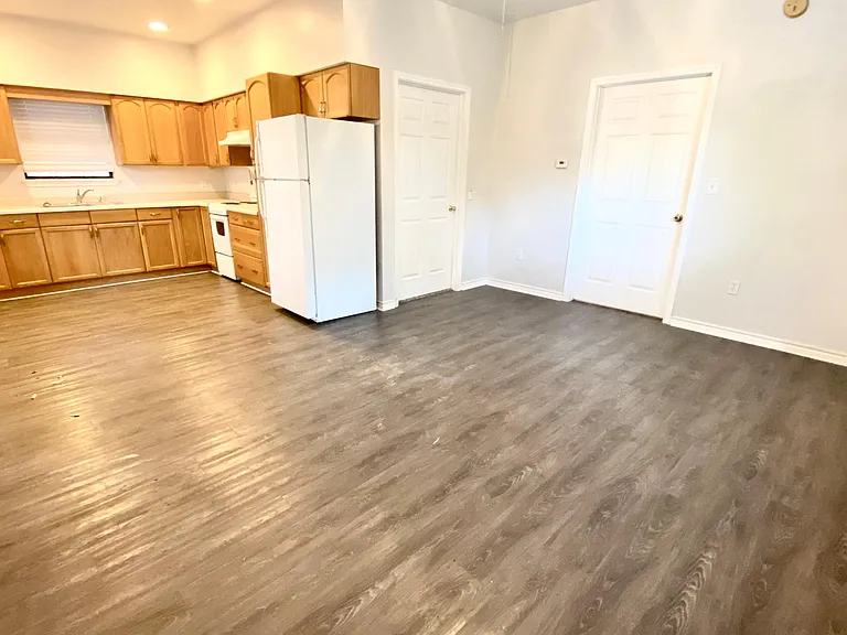 Living room and kitchen