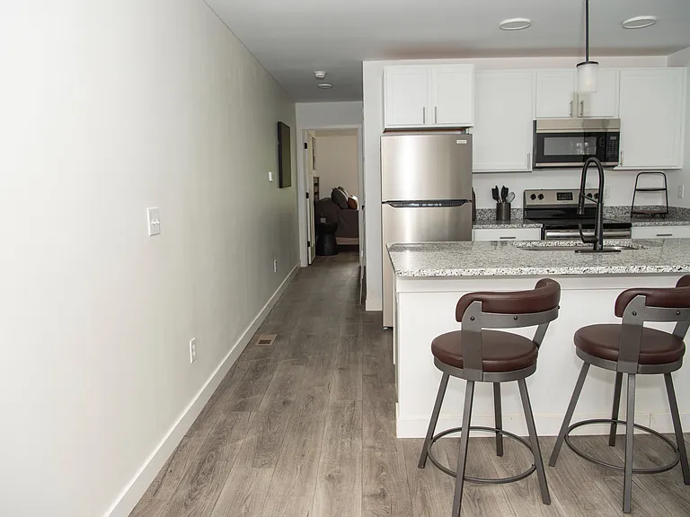 Kitchen and Hallway