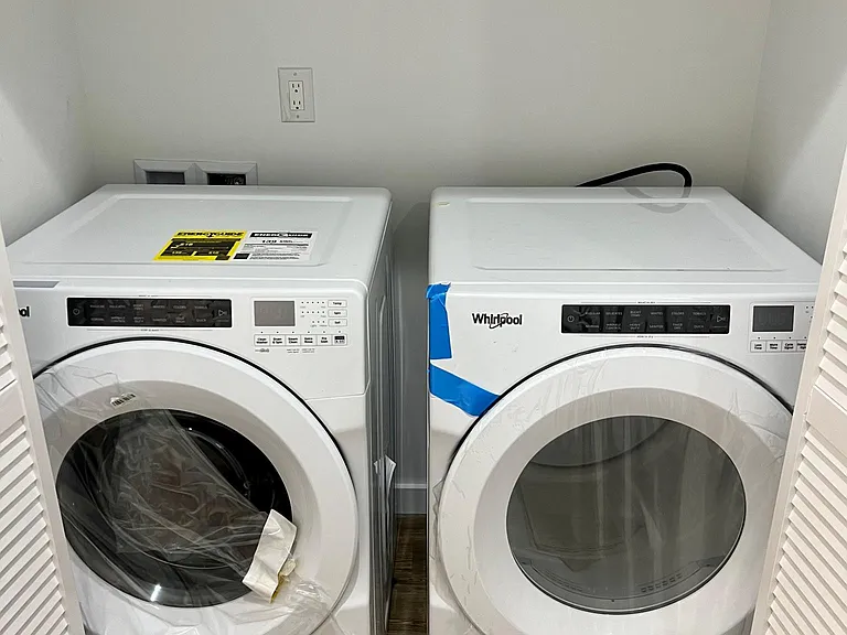 brand new whirlpool washer and dryer