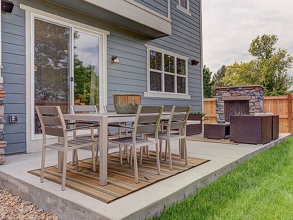 Patio with Outdoor Fireplace