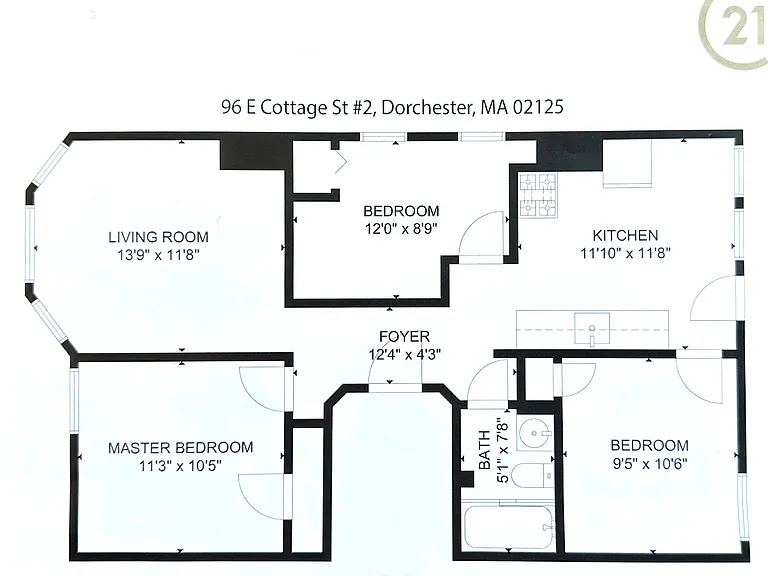 96 E Cottage St #2L — Photo 7