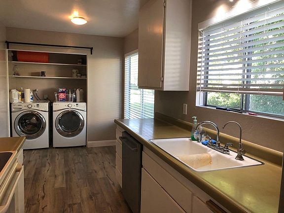 Kitchen area (In-unit Washer and Dryer included)