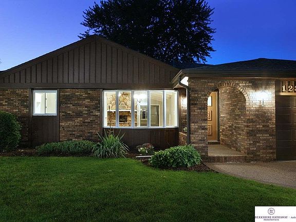Brick exterior around the whole house!