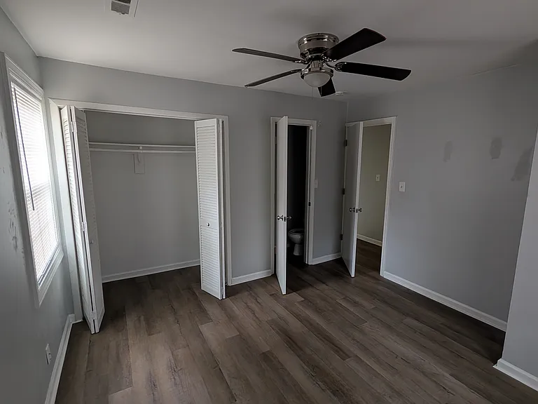 Bedroom 1 with half bathroom