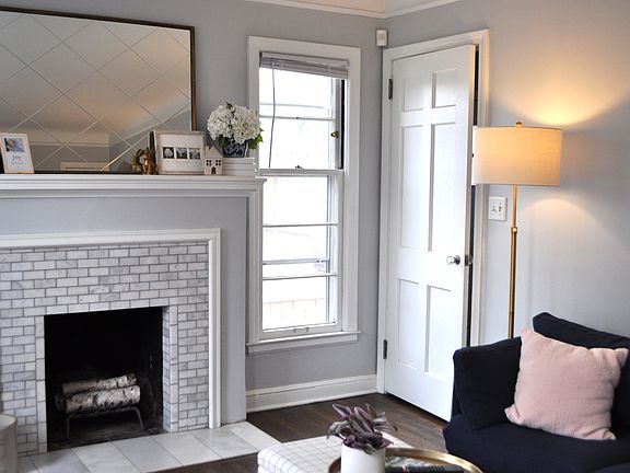 Another view of the fireplace