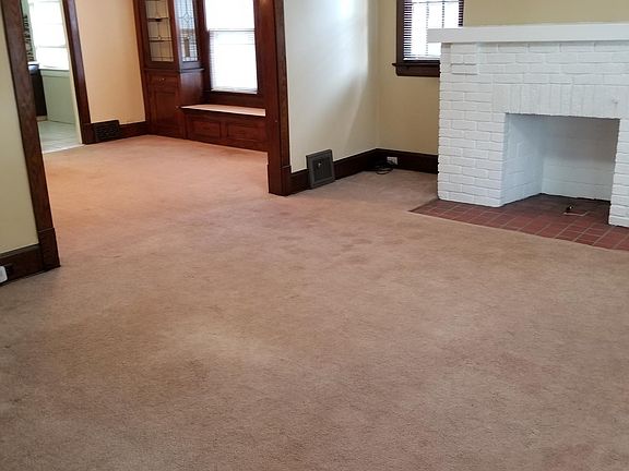 Living room with fireplace and Large Mantle
