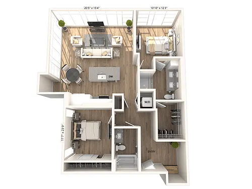 Floor plan B04b-FP1