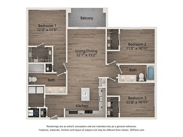 Floor plan C1